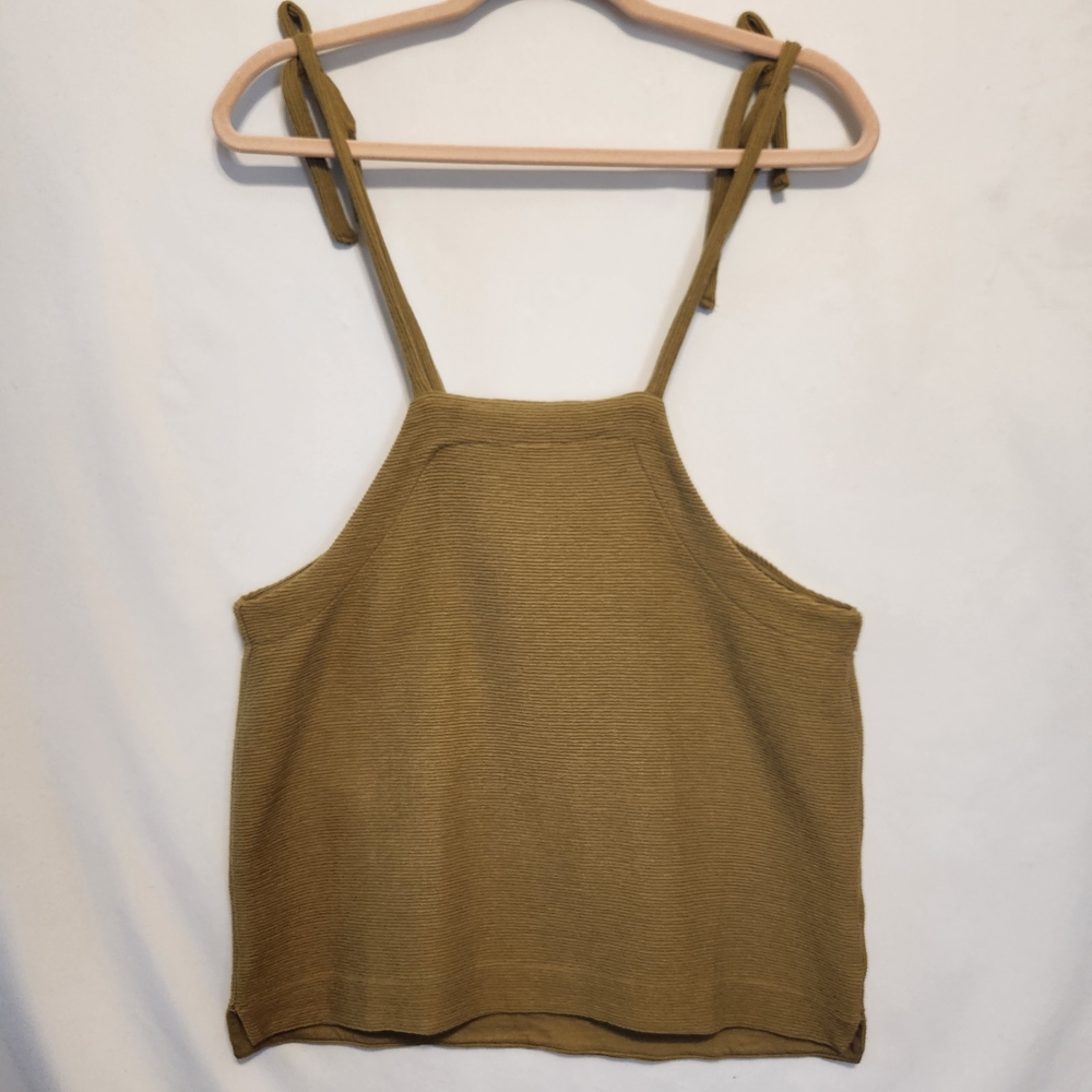 NWT Madewell Elegant Tan Ribbed Tank Top
